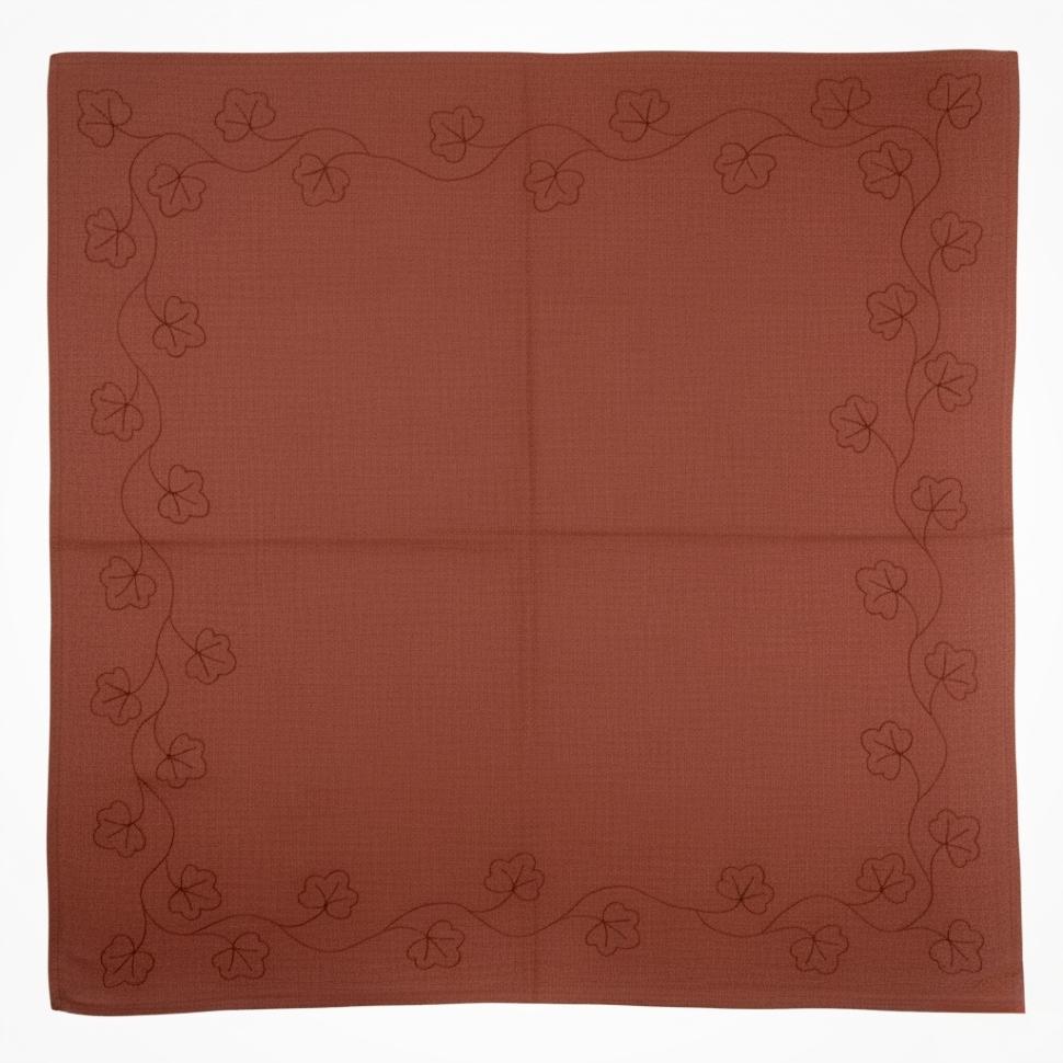 Скатерть с вышитыми листьями, ар-нуво