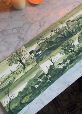 Set of 6 tiles 