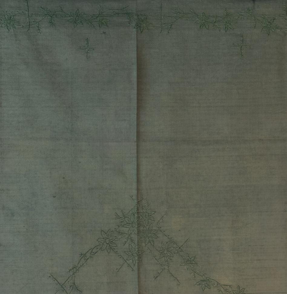 Скатерть нуарная, наивное ар-деко, upcycle