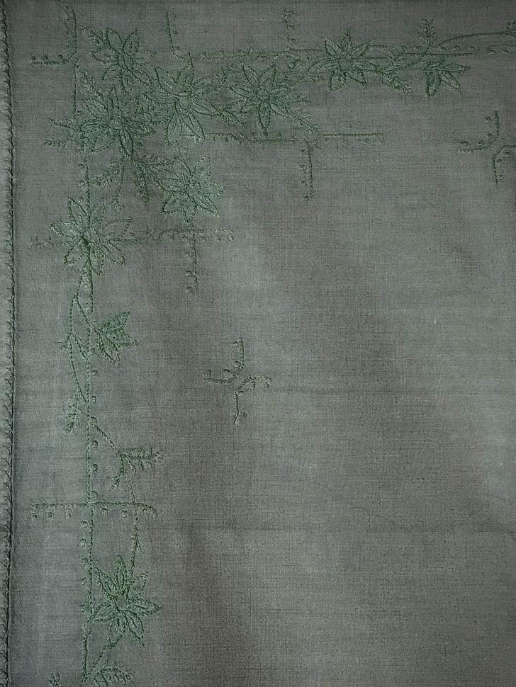 Скатерть нуарная, наивное ар-деко, upcycle