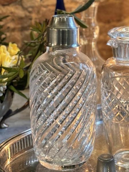 Lemonade jug with silver lead