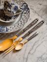Set 3ps silver and ivory 