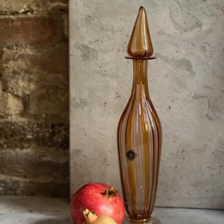 Decanter bottle Murano handmade Italy 