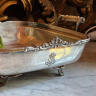 Legumier dish for serving and serving casting silver plated Royal Sheffield England