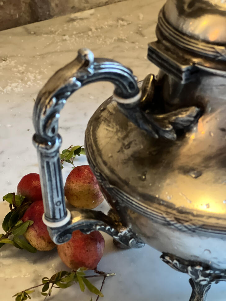 Чайник, посеребренный, Виктор Салье, Франция, 19 век.