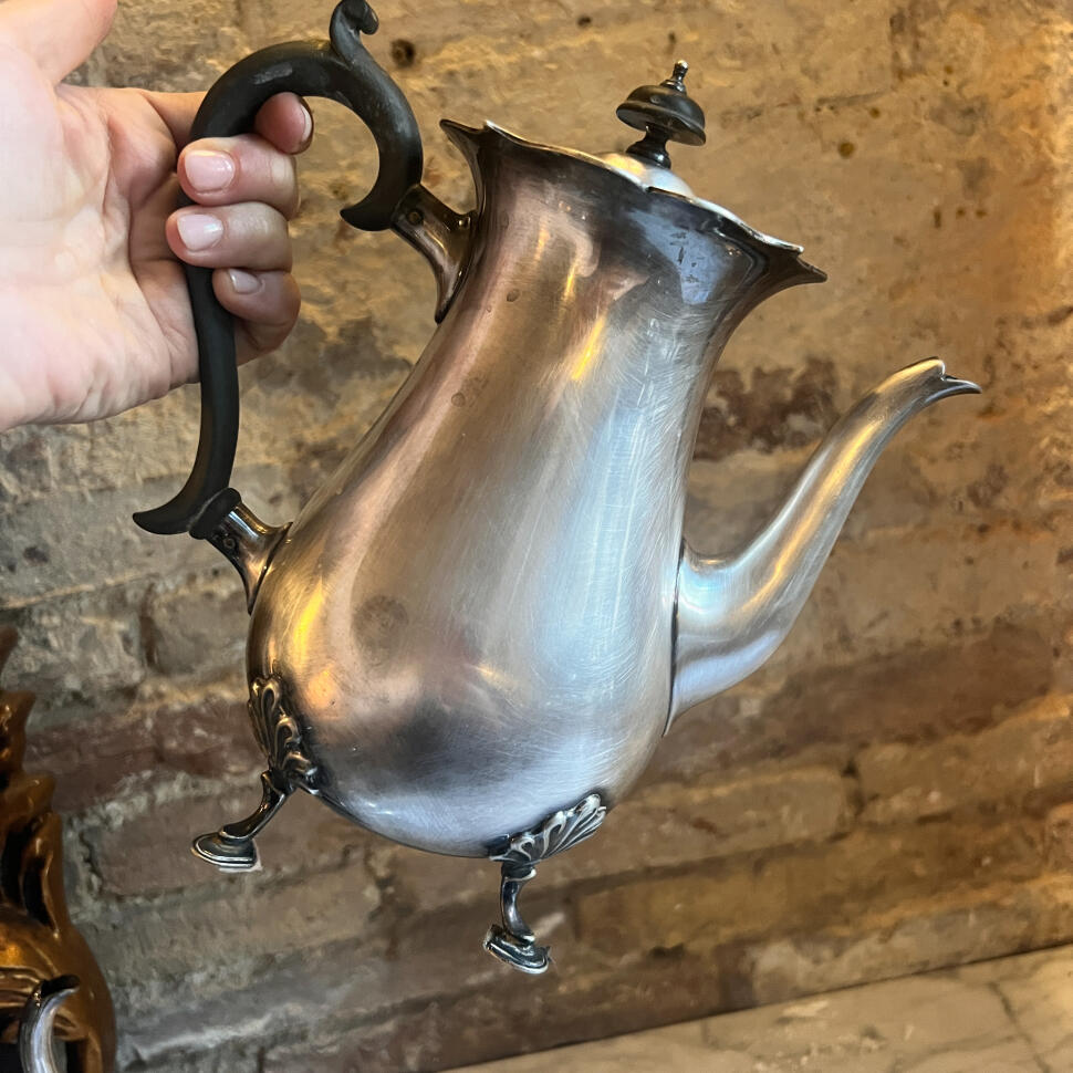Чайник, посеребрённый, Англия, 1911 год