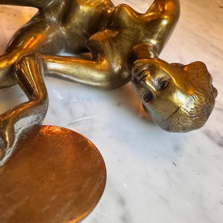 Танцовщица с дисками, патинированная бронза, по модели Деренна (Марселя-Андре Бурена), Франция, около 1930 года