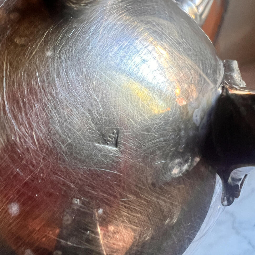 Чайник посеребрённый, Франция, XIX век