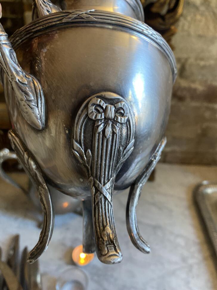 Чайник посеребрённый, Франция, XIX век