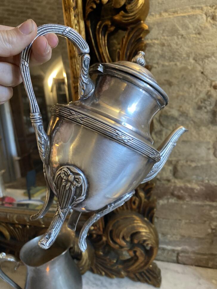 Чайник посеребрённый, Франция, XIX век