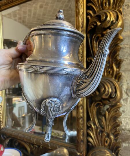 Чайник, серебрение, Франция, 19 век.