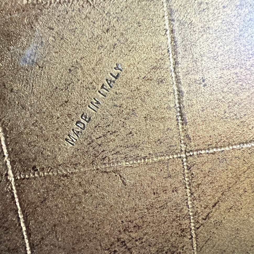 Поднос, полипласт с позолотой, Флорентийский, Италия, 60 см, 1960–1970-е годы