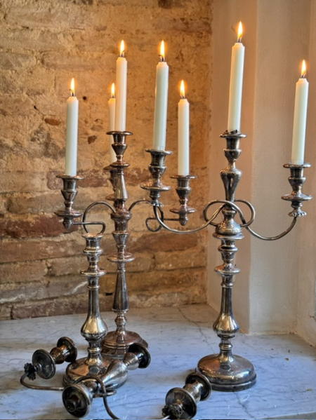Set of 3 candleholders