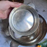 Round tray set of 3 silver plated Northern Europe