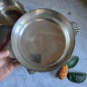 Round tray set of 3 silver plated Northern Europe