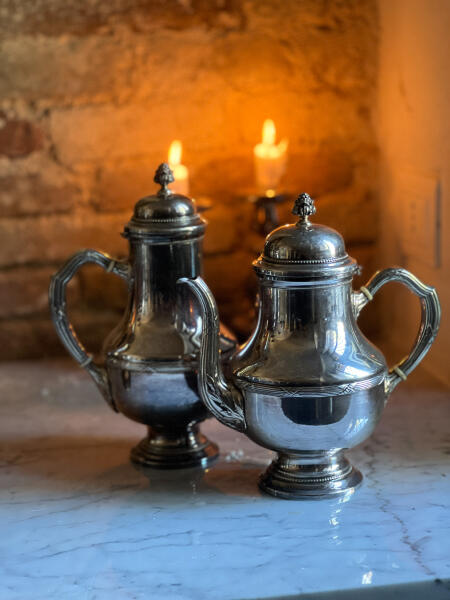 Чайник, посеребренный, Франция, конец 19 века.