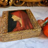 Florentine wood box 15X15cm Italy