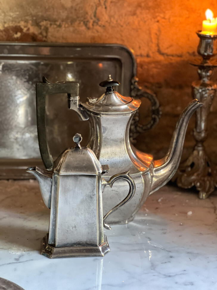 Teapot silver England 220ml early 20th century