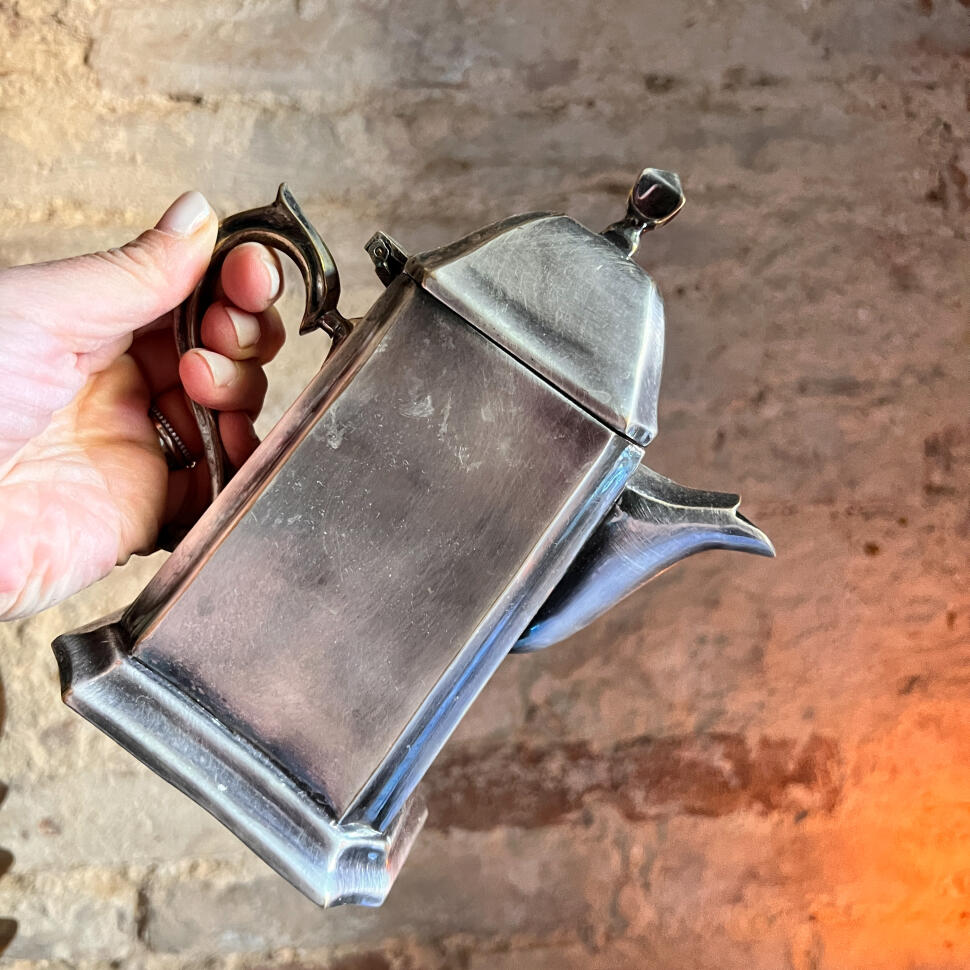 Teapot silver England 220ml early 20th century