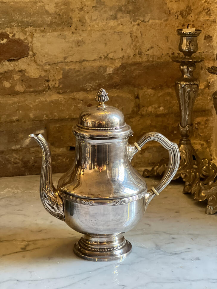 Чайник, посеребрённый, Франция, конец XIX века