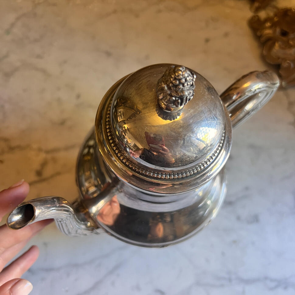 Чайник, посеребрённый, Франция, конец XIX века