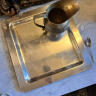 ​Square tray, 43 cm, silver plated