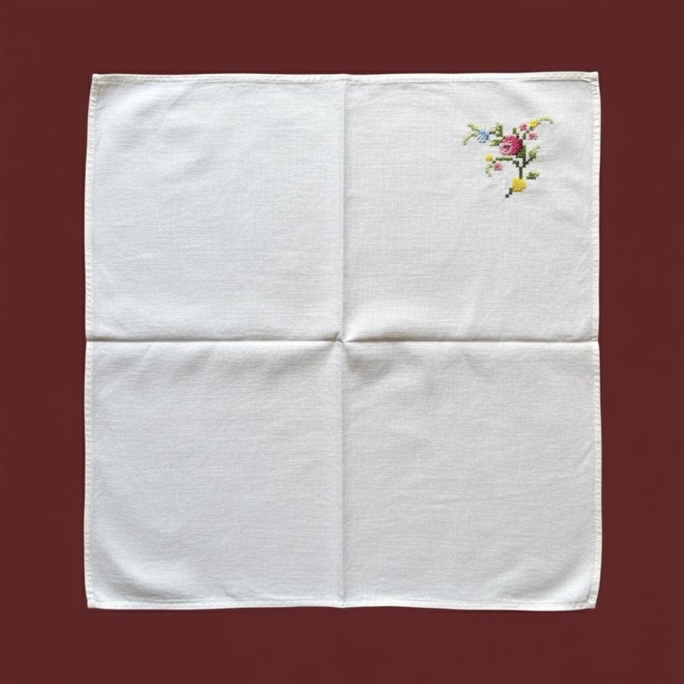 2 салфетки с ручной вышивкой