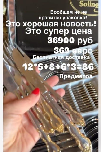 Set of cutlery in suitcase Solingen 
