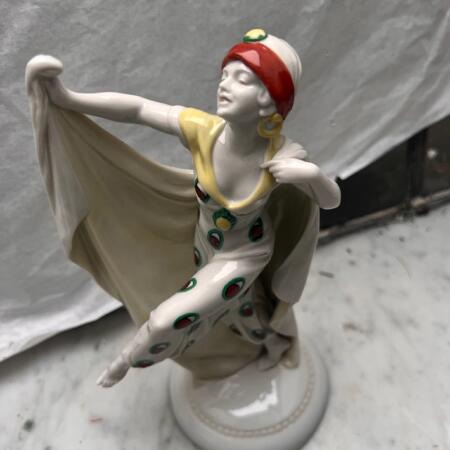 Statuette porcelain figurine, germany, Ida Rubinstain