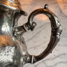 Teapot 1000 ml cupronickel silver plated late 19th century England