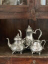 Teapot 1000 ml cupronickel silver plated late 19th century England