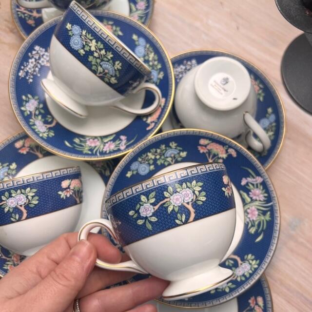 Чайная пара Wedgwood набор 6 пар, Англия