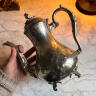 Teapot Coffee pot 1600 ml cupronickel silver plated late 19th century England