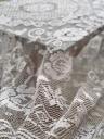 Tablecloth gray with roses 