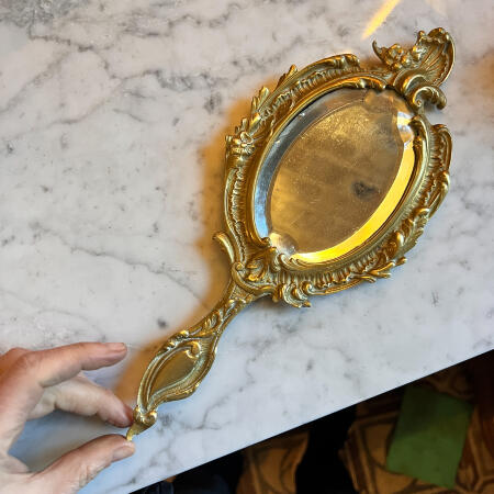 Mirror brass from the 19th century