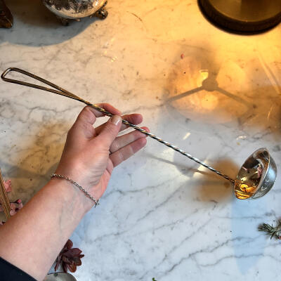 Ladle, silver-plated metal, WMF, Germany, early 20th century