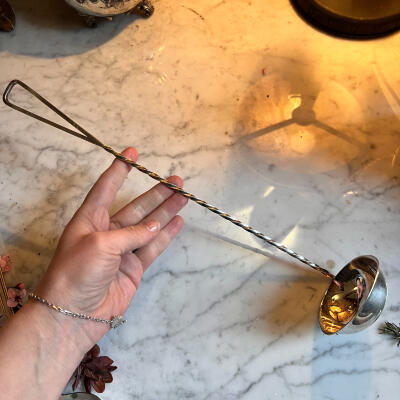 Ladle, silver-plated metal, WMF, Germany, early 20th century