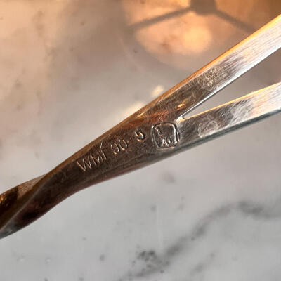 Ladle, silver-plated metal, WMF, Germany, early 20th century