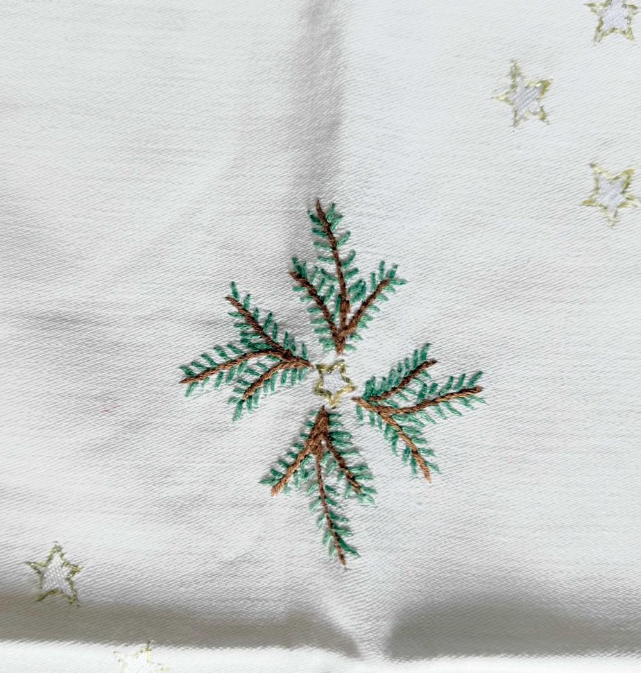 две рождественские мини-скатерти