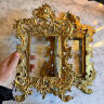 Brass picture frames rococo style France