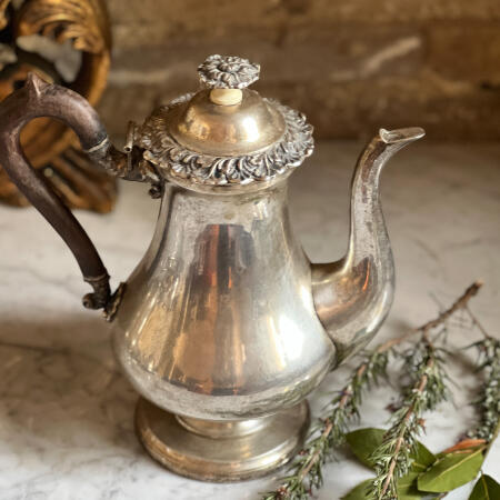 eapot 1200 ml cupronickel silver plated early 20th century Benelux