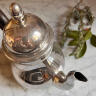 Teapot Water vessel with "necklace" 1000 ml silver plated mid-20th century England