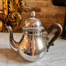 Teapot Water vessel with "necklace" 1000 ml silver plated mid-20th century England