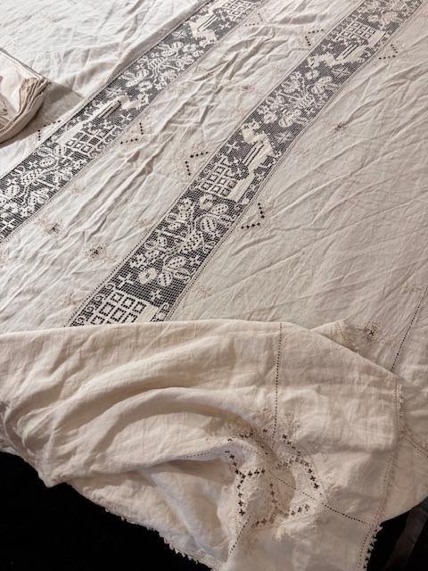 Linen tablecloth 4m and 20