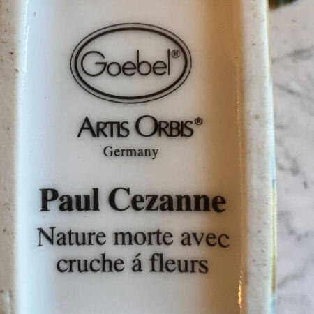 Ваза набор 2 шт фарфор Goebel Paul Cezzane Nature morte avec cruche à fleurs Германия