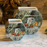 Vase set of 2 porcelain Goebel Paul Cezzane Nature morte avec cruche à fleurs Germany