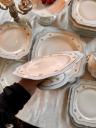 Set of 41 plates blue