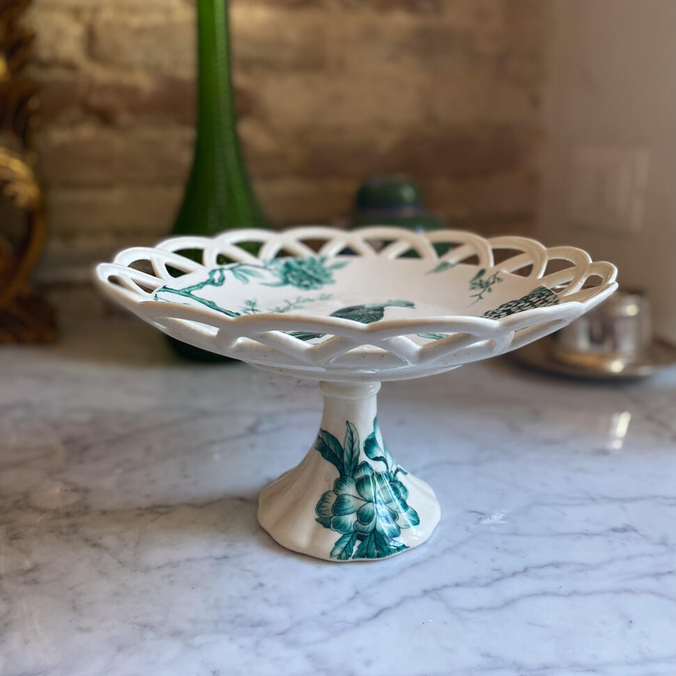 Cake stand, porcelain, France, 25 cm, mid-to-late 20th century