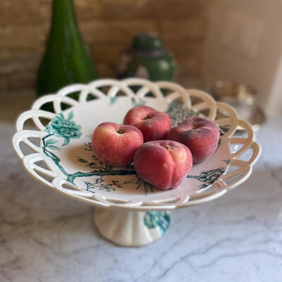 Cake stand, porcelain, France, 25 cm, mid-to-late 20th century