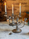 Пара серебряных канделябров, Центральная Европа, ок. 1920-х гг.